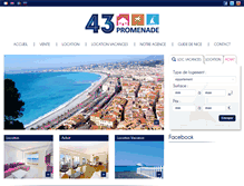 Tablet Screenshot of 43promenade.com